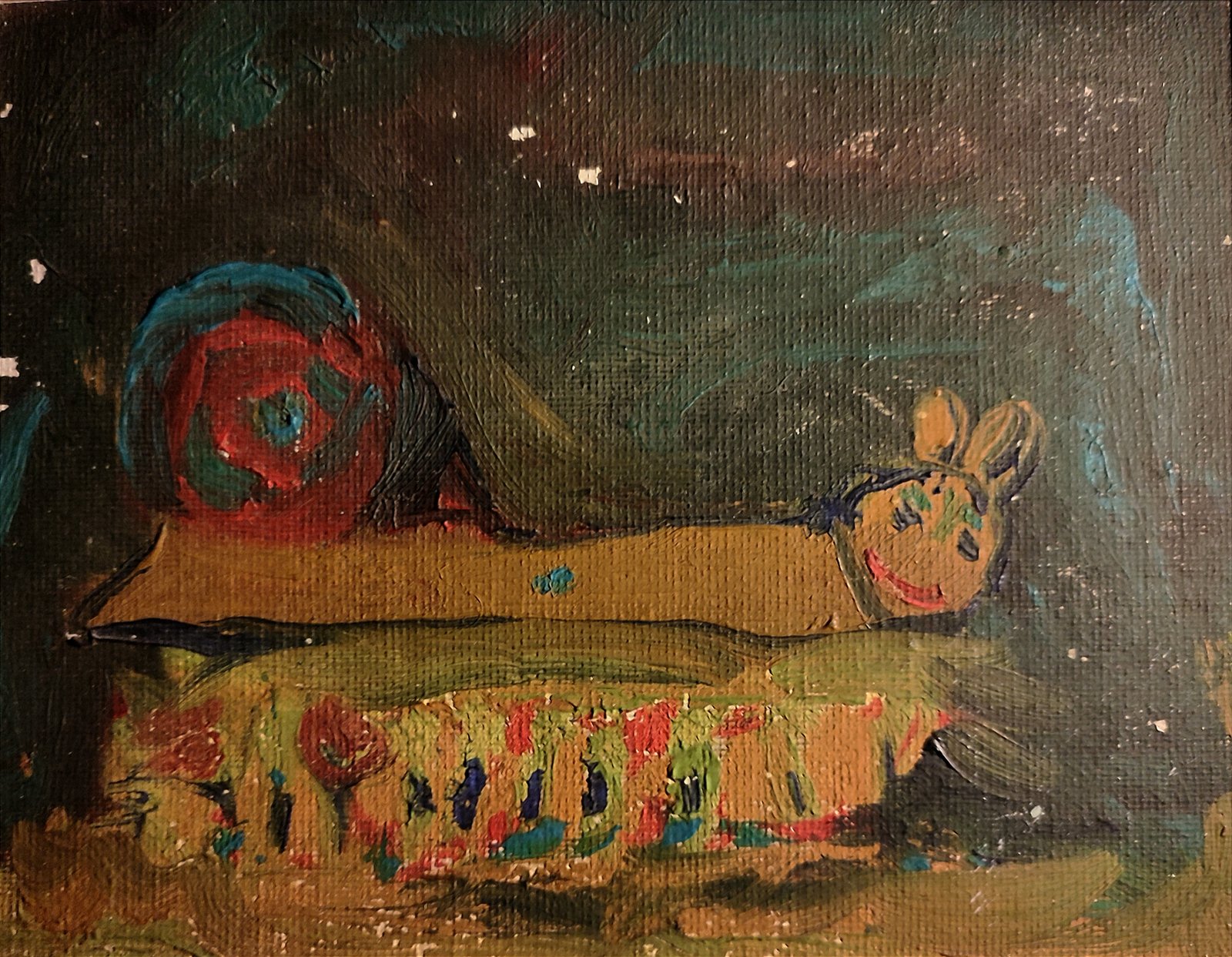 Primer óleo: El Caracol